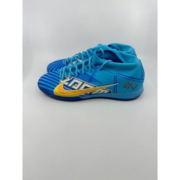 Nike Zoom Mercurial Superfly 9 KM IC Soccer Shoes Blue DO9346-400 Men's Size 11 - Picture 3 of 6